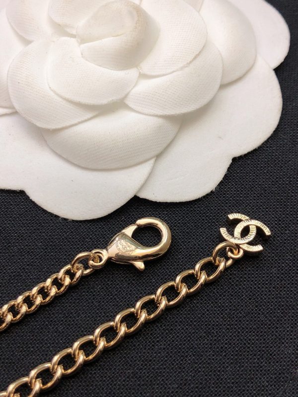 18K CC Pearls Bag Pendant Necklace - 图片 8