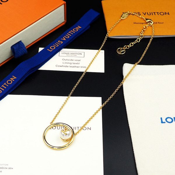 18K Louis Eclipse Pearls Necklace - 图片 18
