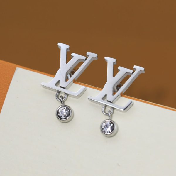 18K Louis Diamond Earrings - 图片 5