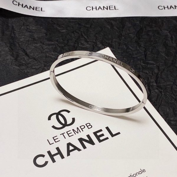 18K CC White Gold Bracelet - 图片 7