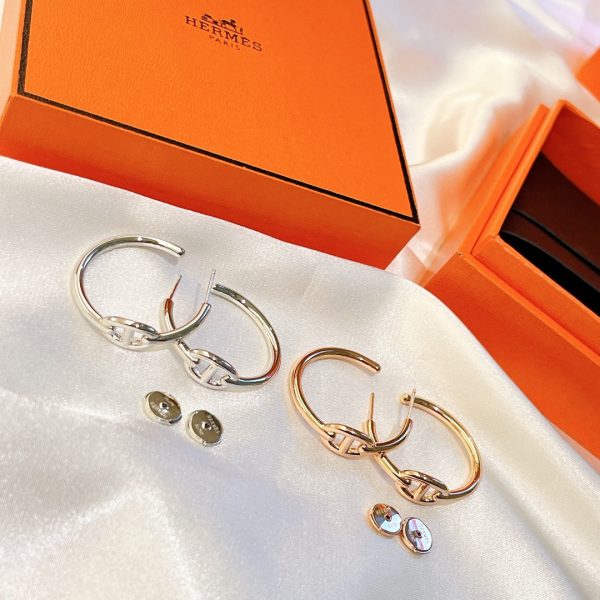 18K Chaine D'Ancre H Earrings - 图片 8