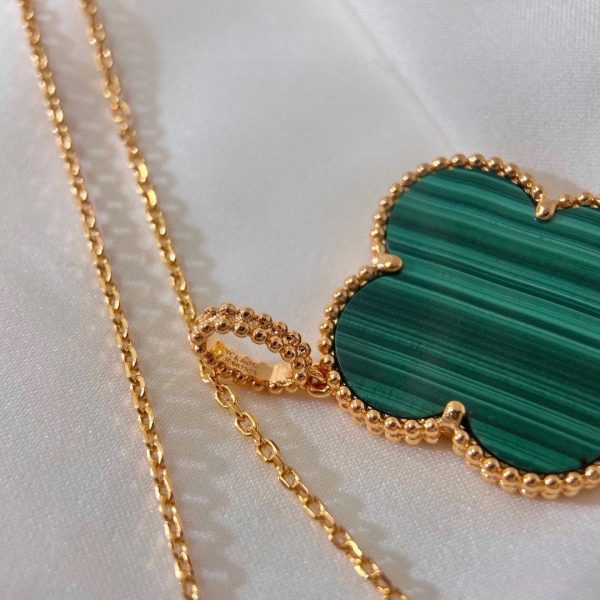 18K Magic Alhambra Malachite Necklace - 图片 15