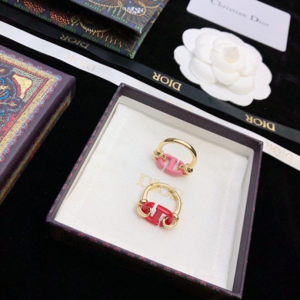 18K CD Red Heart Ring - 图片 6
