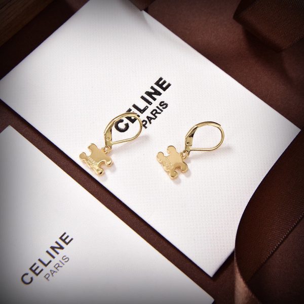 18K Triomphe Rhinestone Earrings - 图片 10