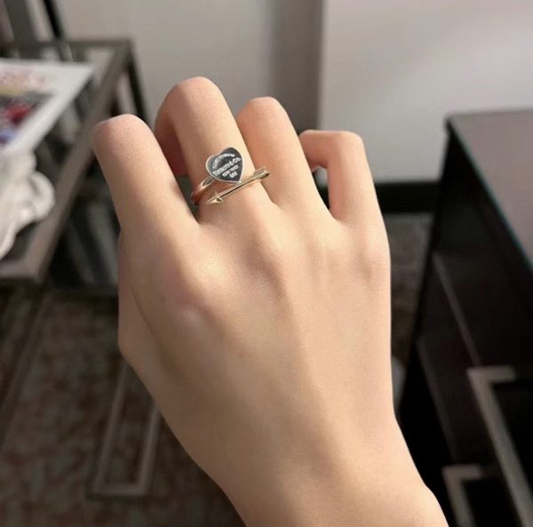 18K Return to Tiffany Lovestruck Heart Tag Ring - 图片 6