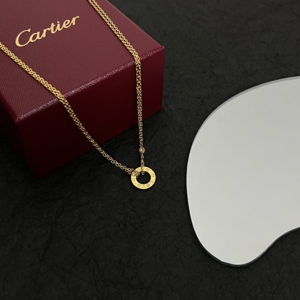 18K Love 2 Diamond Necklace - 图片 9