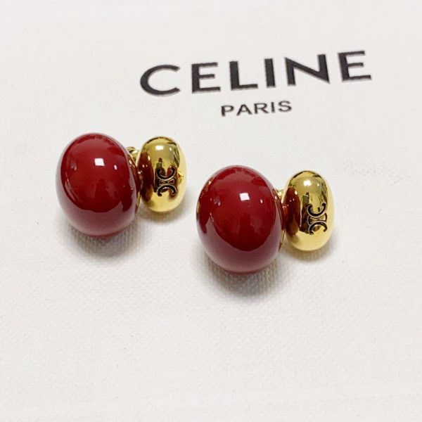 18K Triomphe Red Earrings - 图片 7