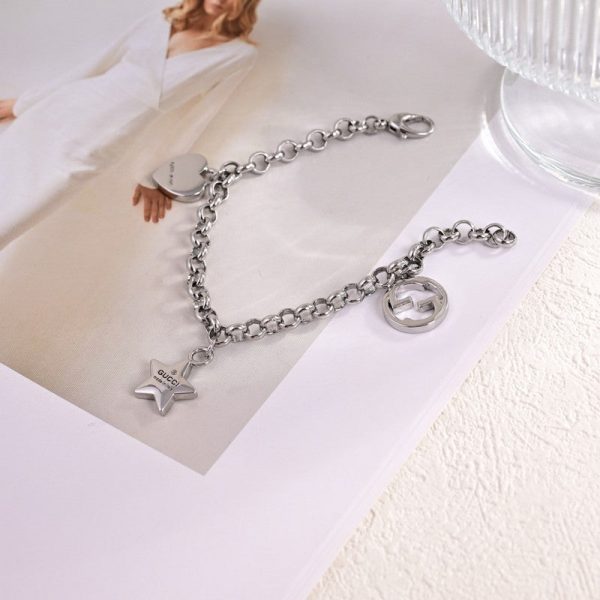 18K Double G GG Star Bracelet - 图片 7