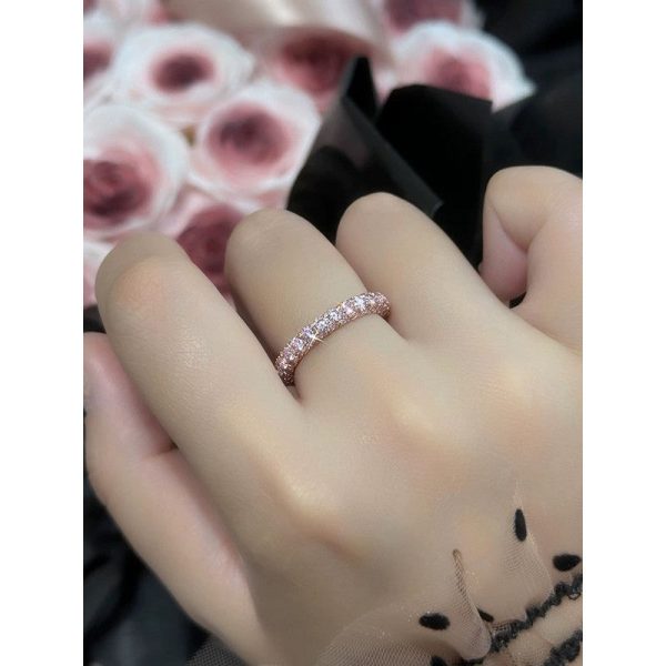 18K T Pink Crystal Ring - 图片 2