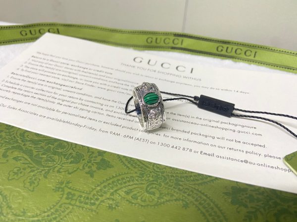 Double G Feline Garden Green Ring - 图片 5