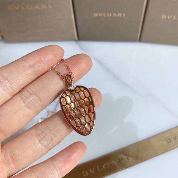 18K BV Serpenti Necklace - 图片 6