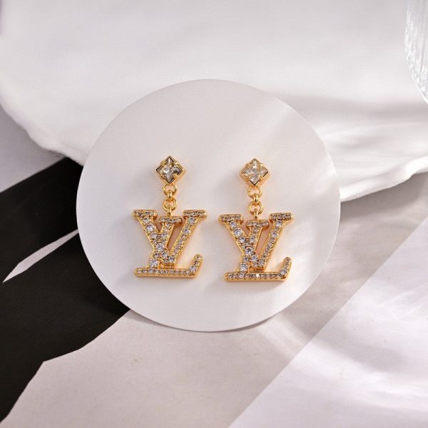 18K Louis Lady Earrings - 图片 6