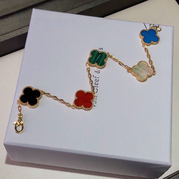 18K Vintage Alhambra Color Bracelet - 图片 7