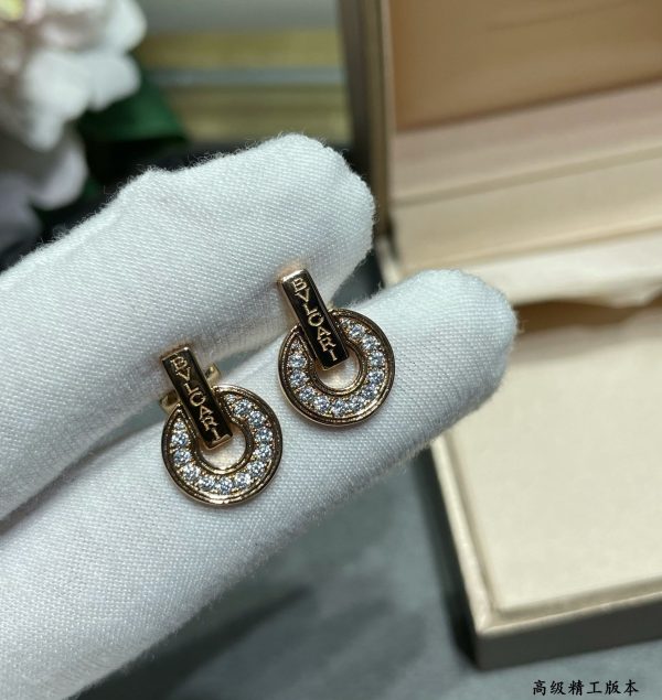 18K BV Rose Gold Earrings - 图片 7
