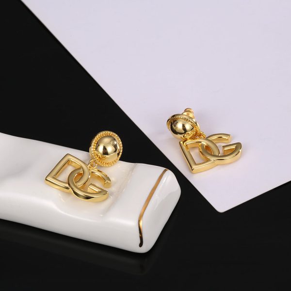 18K DG Gold Earrings - 图片 9