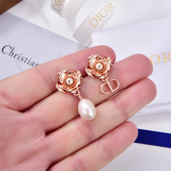 18K CD D-Millefiori Earrings - 图片 4