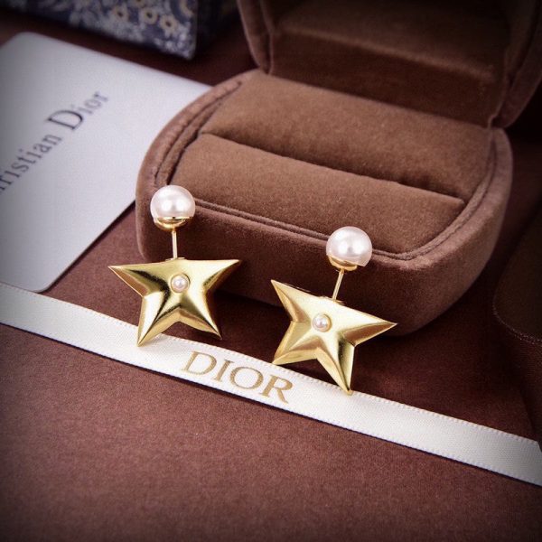 18K CD Tribales Star Earrings - 图片 5