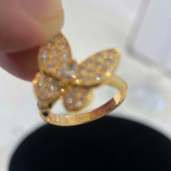 18K Two Butterfly Ring - 图片 11