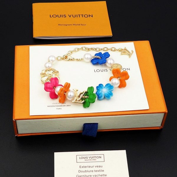 18K Louis Surfin' Flower Bracelet - 图片 7