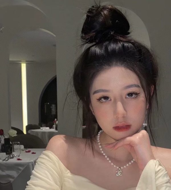 18K CC Pearl Chain Necklace - 图片 7
