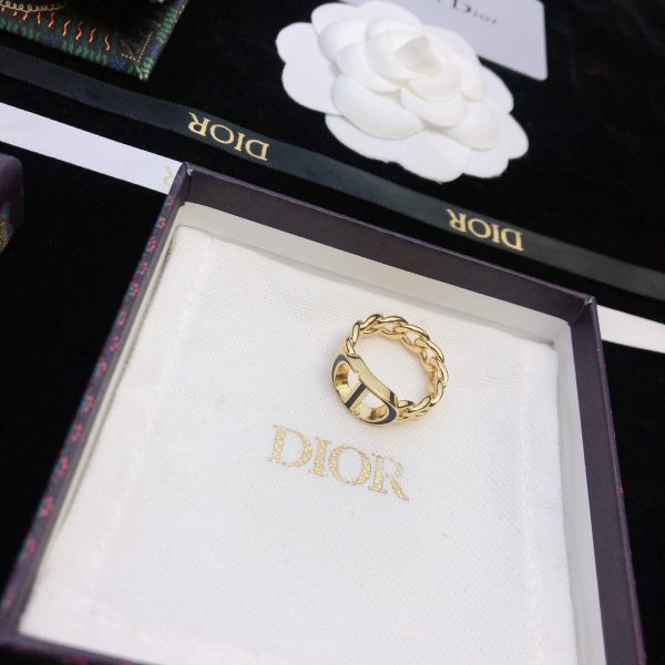 18K Petit CD Chain Link Ring - 图片 8