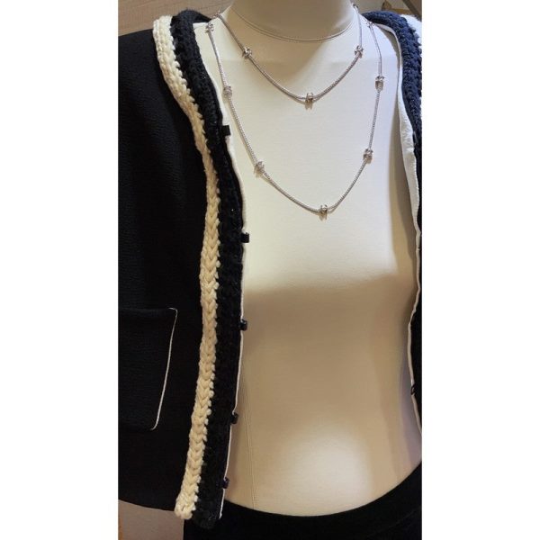 18K CC 24B Flowers Long Necklace - 图片 16