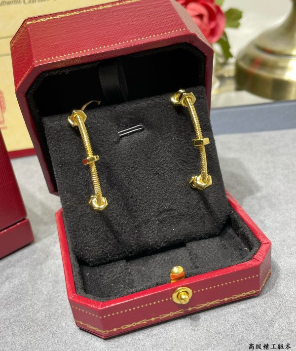 18K Ecrou De Earrings - 图片 5