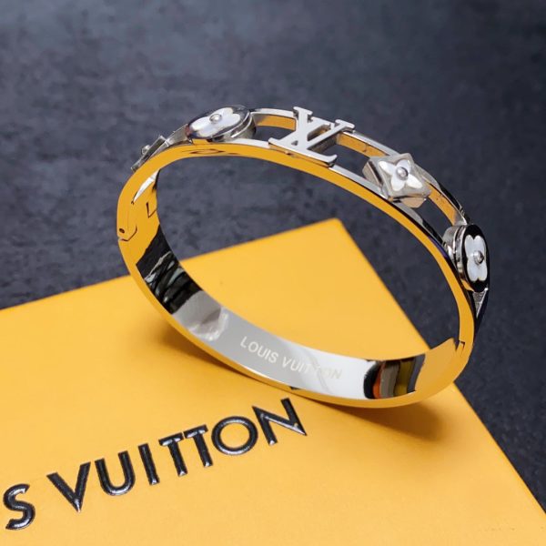 18K Louis Crystal Studded Bracelet - 图片 14