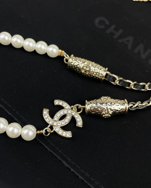 18K CC Crystals Choker Necklace - Image 9