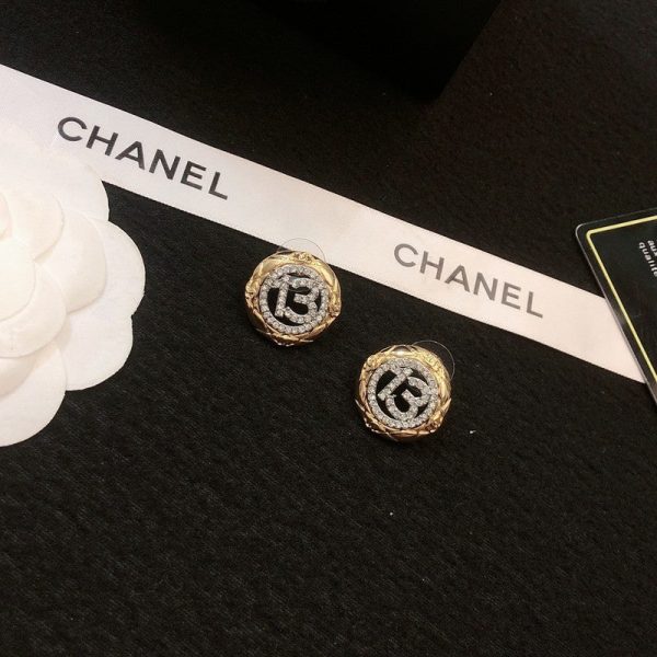 18K CC No.13 Diamond Earrings - 图片 7