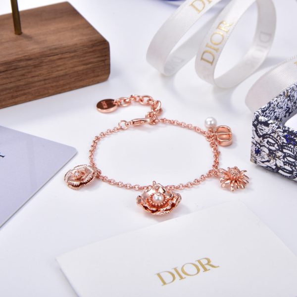 18K CD D-Millefiori Bracelet - Image 8