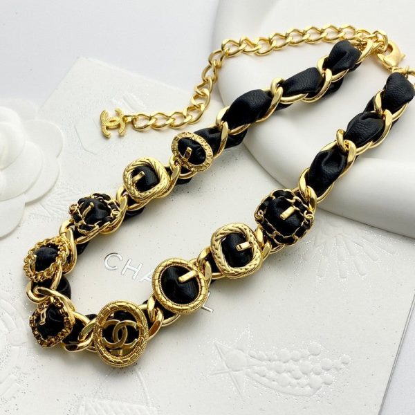18K CC 2024 Leather Necklace - Image 7
