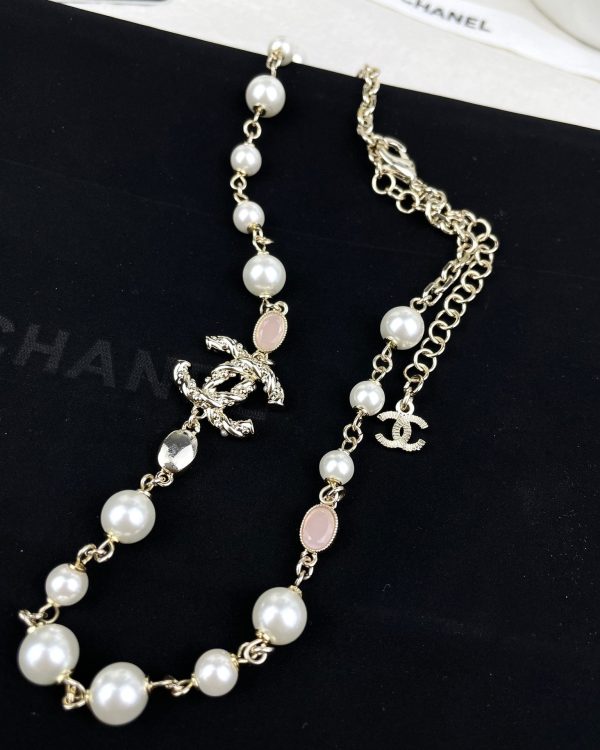18K CC Pearls Necklace - 图片 7