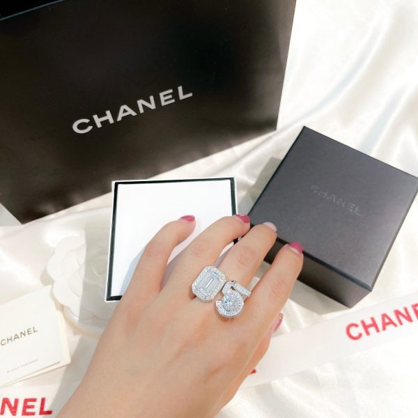 18K CC No.5 Diamonds Ring - 图片 4