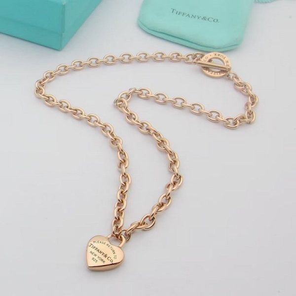 18K Return to Tiffany Full Heart Tag Chain Necklace - 图片 4