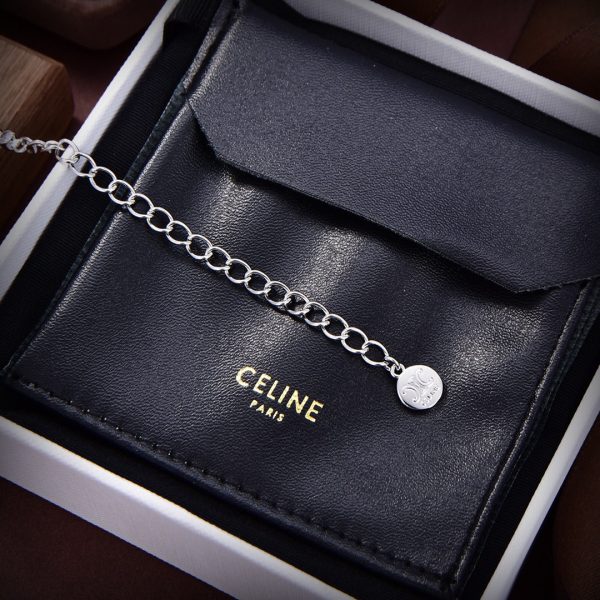 18K Triomphe Line Diamonds Necklace - 图片 7