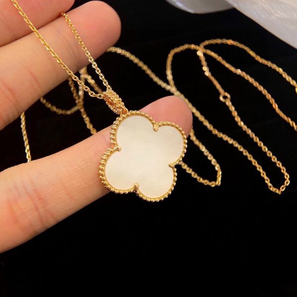 18K Magic Alhambra One Motif Pearl Necklace - 图片 8