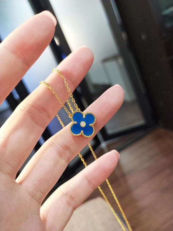 18K Vintage Alhambra Agent Clover Necklace - 图片 10