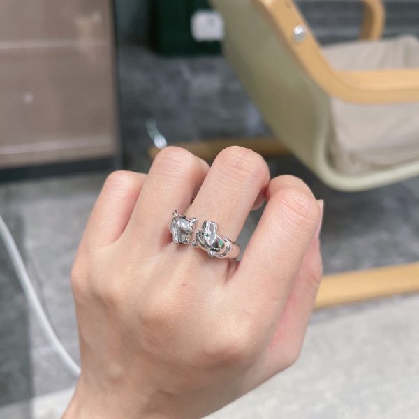 18K Panthère De Open Ring - Image 8