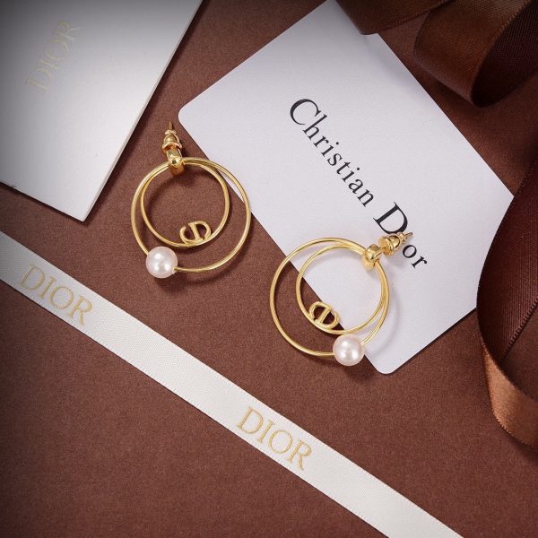 18K CD Revolution Pearl Earrings - 图片 6