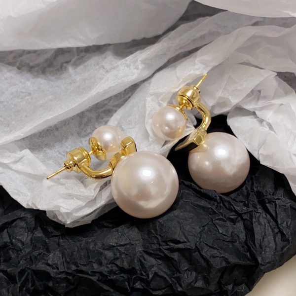 18K Triomphe Pearl Earrings - 图片 7