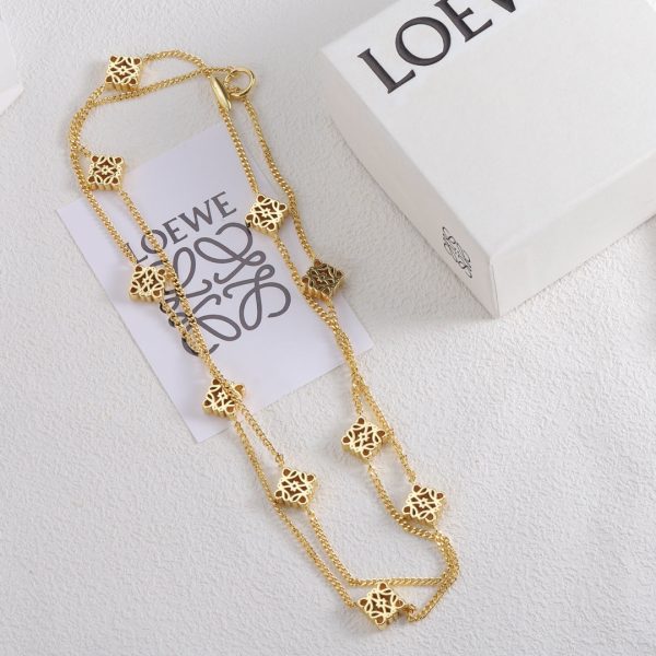 18K Anagram Long Necklace - Image 2