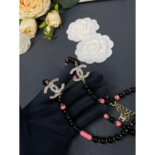 18K CC 24B Black Pearls Necklace - Image 7