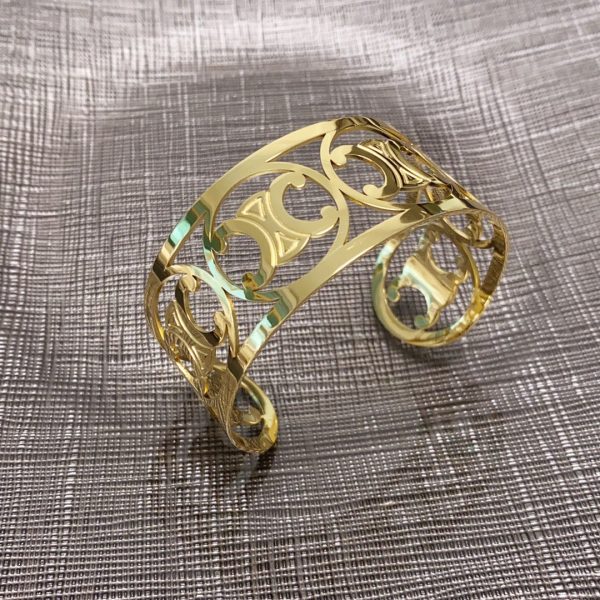 18K Triomphe Open Cuff Bracelet - 图片 6