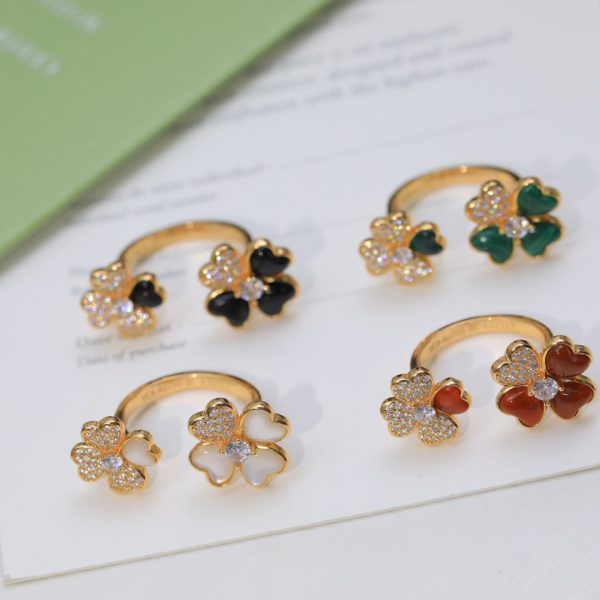 18K Cosmos Between the Finger Diamond Ring - 图片 5