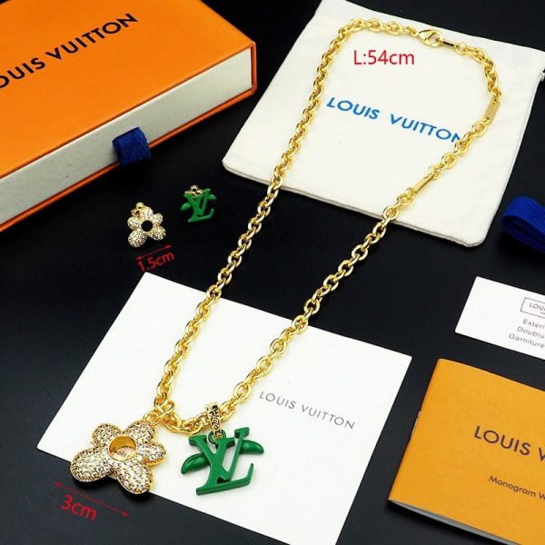 18K Louis Blossom Green Diamond Earrings - 图片 7