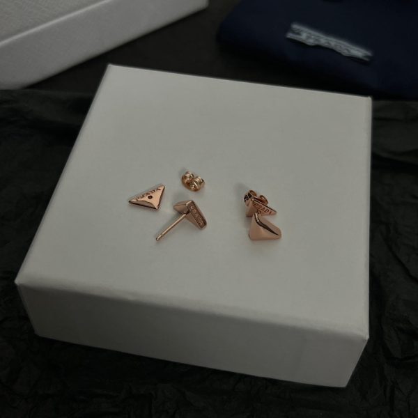 18K Pra Triangle Earrings - 图片 11