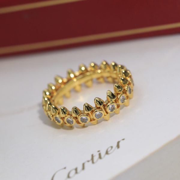 18K Clash De Diamond Ring - 图片 3