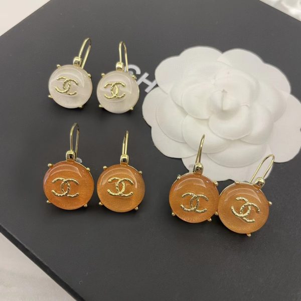 18K CC Crystals Earrings - 图片 9