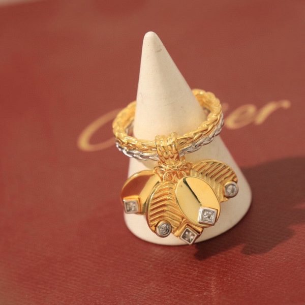 18K Grain De Café Ring - Image 7